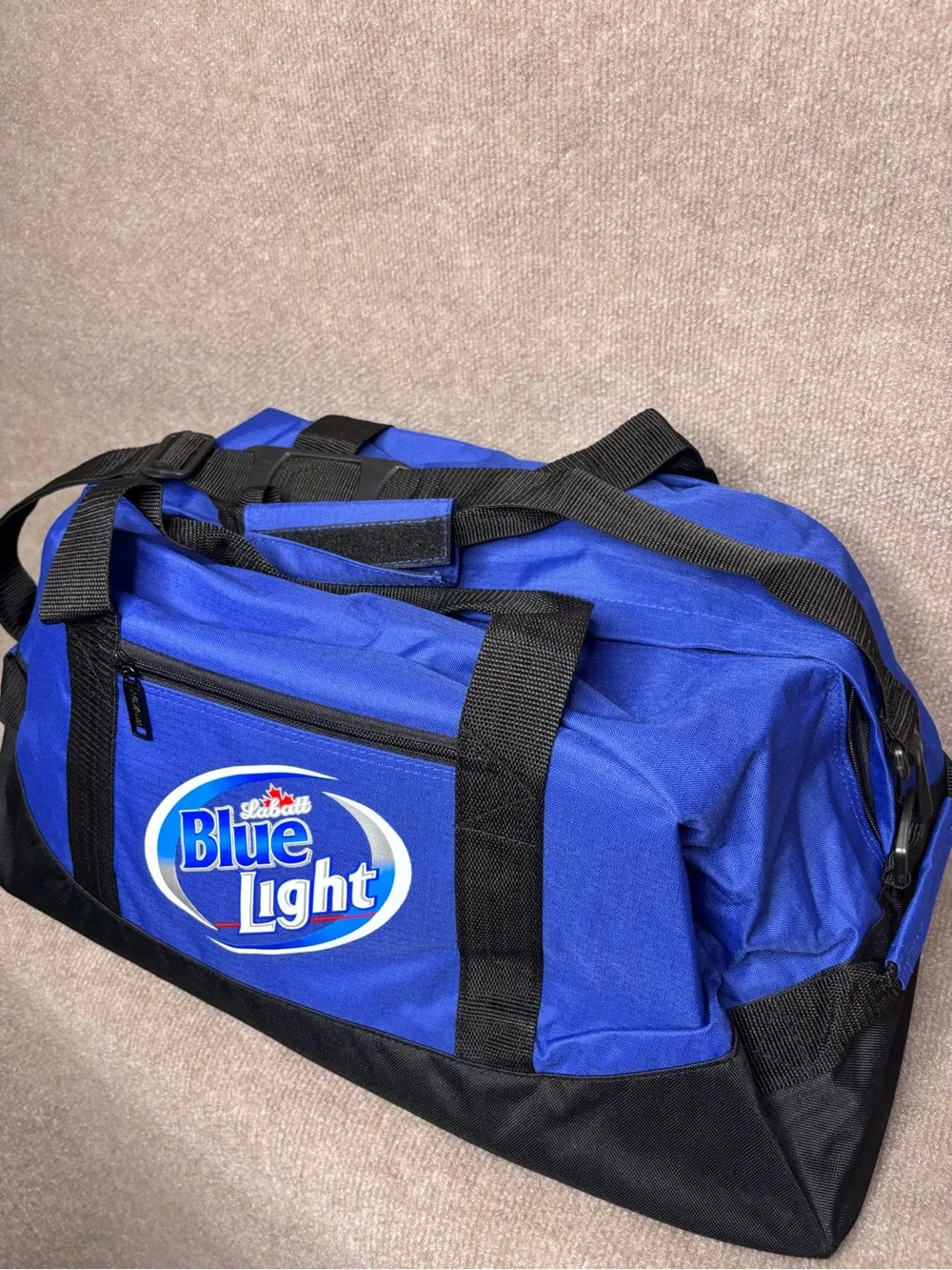 Labatt Blue Light Duffel Bag in Blue and Black